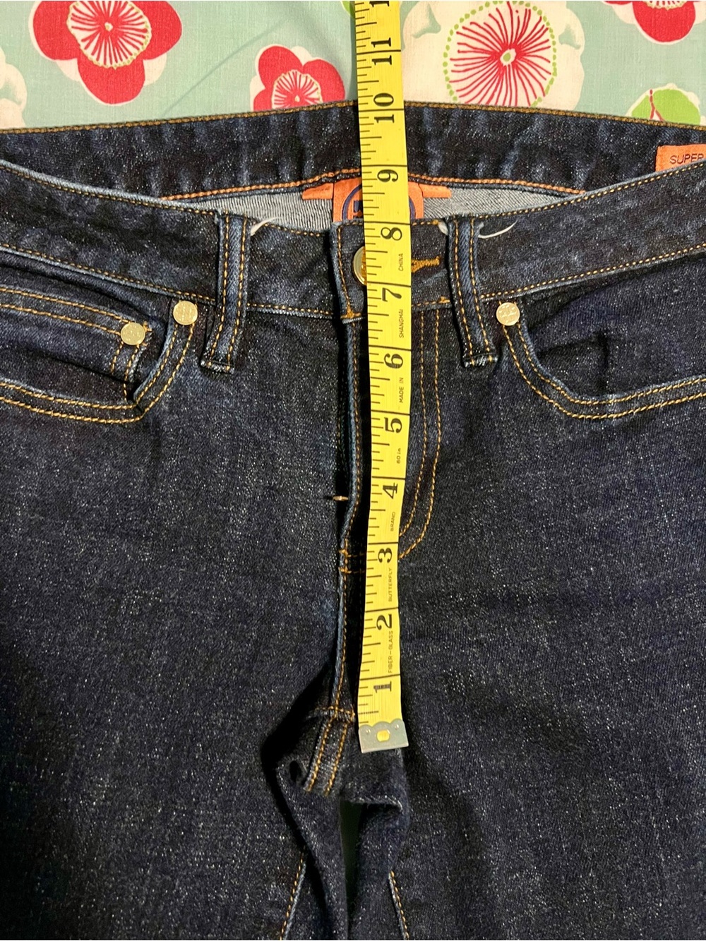 Tory Burch Dark Indigo Super Skinny jeans size 27 - Picture 5 of 6